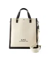 Apc Camille 2.0 Crossbody - A.p.c. - Cotton - Black In Beige