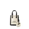 Apc A.p.c. Camille 2.0 Mini Crossbody - Cotton - Black In Black