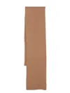 Apc Camille Ribbed-knit Scarf In Neutrals