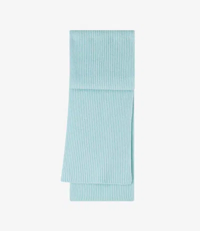 Apc Camille Scarf One Size Turquoise Blue