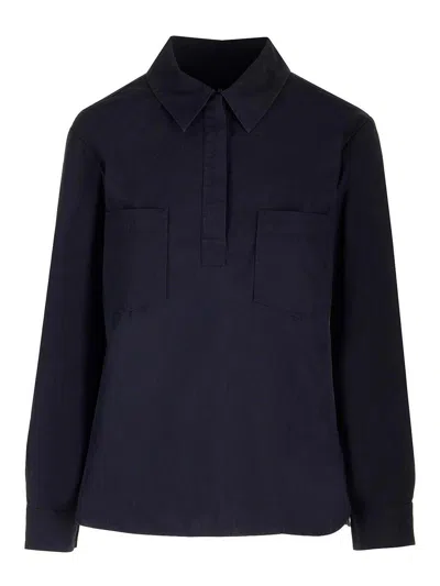 APC MIDNIGHT BLUE COTTON SHIRT