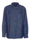 Apc A.p.c. Shirts In Blue