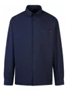 Apc A.p.c. Mateo Oversize Button-down Shirt In Azul Oscuro