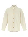 Apc Long-sleeve Cotton Shirt With Classic Collar