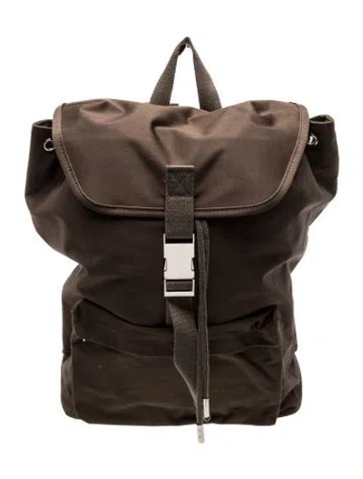 Pre-owned Apc Canvas Backpack In Brown