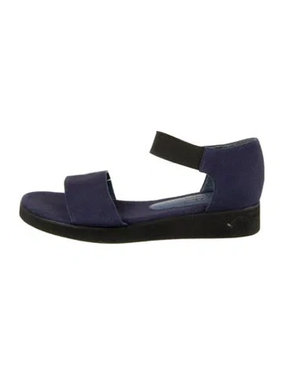 Pre-owned Apc Canvas Sandals In Blue