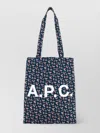 Apc Printed Canvas Lou Shopping Bag