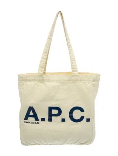 Pre-owned Apc Canvas Shoulder Bag In Green