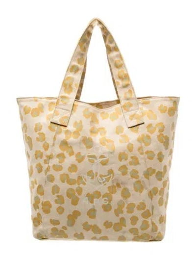 Pre-owned Apc Canvas Tote In Neutral