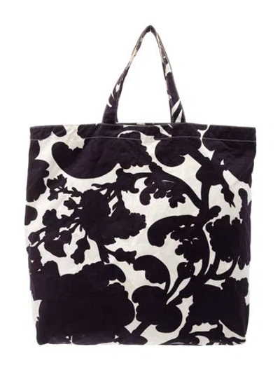 Pre-owned A.p.c. Canvas Tote In Purple
