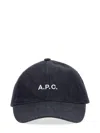 Apc Brimmed Hat With Adjustable Strap And Ventilation In Navy
