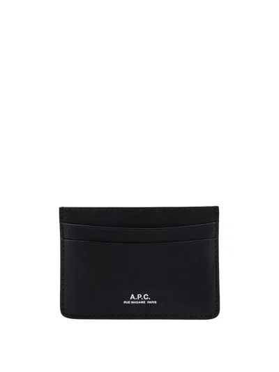 Apc A.p.c. Card Holder In Black