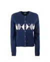 Apc A.p.c. Cardigan Aria Dark Navy