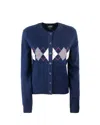 Apc A.p.c. Cardigan Aria Dark Navy
