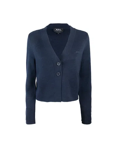 APC ANNA CARDIGAN DARK NAVY