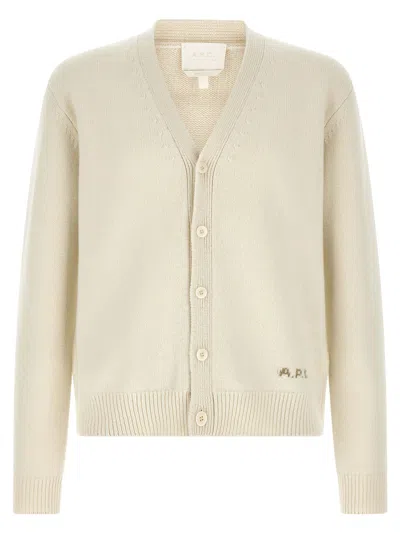 A.p.c. Cardigan In Neutral