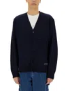 Apc Cardigan Kenny In Blue
