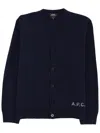 Apc Cardigan Kenny In Blue