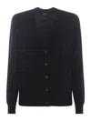 Apc Cardigan A.p.c. Louisa In Virgin Wool In Black