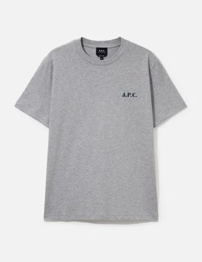 A.p.c. Carlos T-shirt In Grey/グレー/그레이/灰色