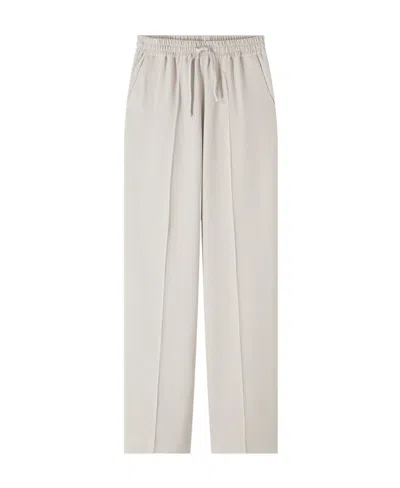 Apc Carlota Straight-leg Trousers In White