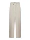 Apc A.p.c. Carlota Trousers In Light Grey
