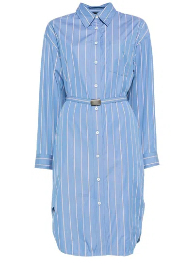Apc Carola Dress In Blue