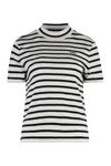 Apc A.p.c. Caroll Cotton Crew-neck T-shirt In Ecru