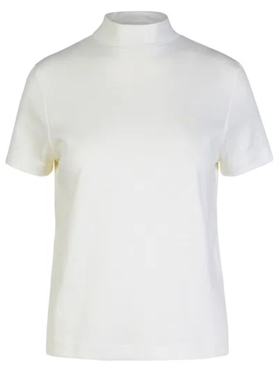 Apc A.p.c. 'caroll' White Cotton T-shirt In Aab