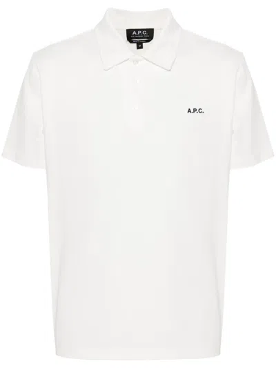 Apc Carter Polo Shirt In White