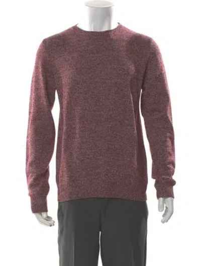 Pre-owned A.p.c. Cashmere Crew Neck Pullover In Pink
