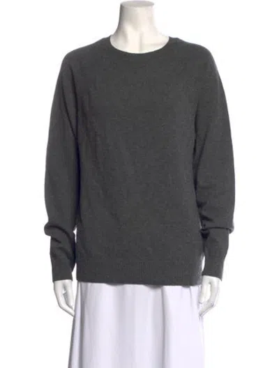Pre-owned A.p.c. Cashmere Crew Neck Sweater In Grey