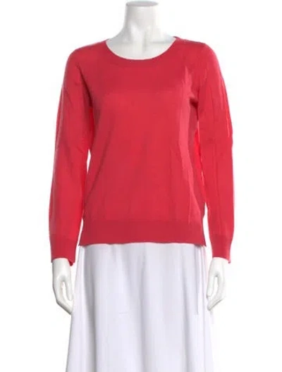 Pre-owned Apc Cashmere Scoop Neck Sweater In Red