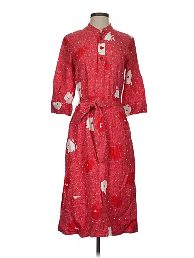 Pre-owned A.p.c. Casual Dress In Red