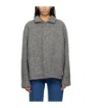 Apc Casual Jacket With Buttons On Front In Gray