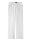 Apc Straight Jeans Pants In Blanco