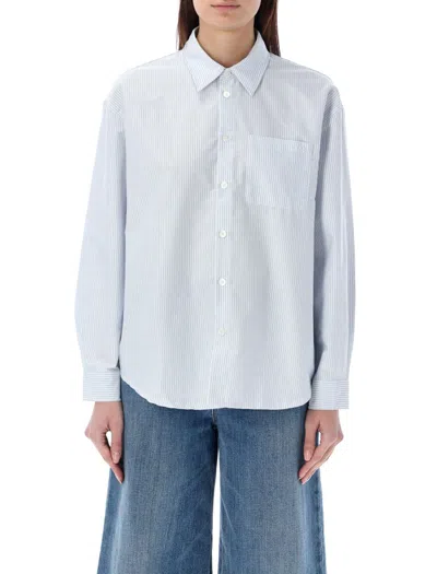 Apc A.p.c. Casual Shirt In Blue