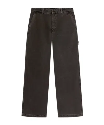 A.p.c. Casual Trousers With Belt Loops In Black