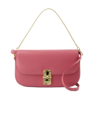 Apc A.p.c. Chain-linked Shoulder Bag In Pink
