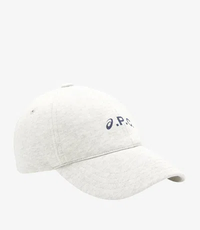 Apc Charlie Asics Baseball Cap 60 Plb In Plb - Pale Heather Gray