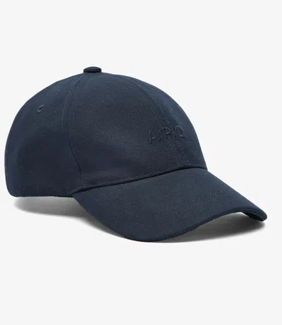 Apc Charlie Baseball Cap 58 Iak In Iak - Dark Navy Blue