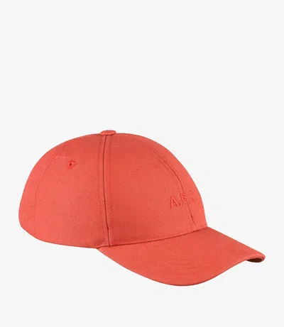 Apc Charlie Baseball Cap 56 Red/orange