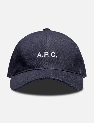 Apc Charlie Baseball Cap In Blue