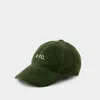 Apc Charlie Cap - A.p.c. - Cotton - Green In Green