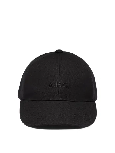 A.p.c. Charlie Baseball Cap In Black