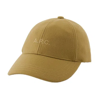 Apc A.p.c. Charlie Cap In Beige