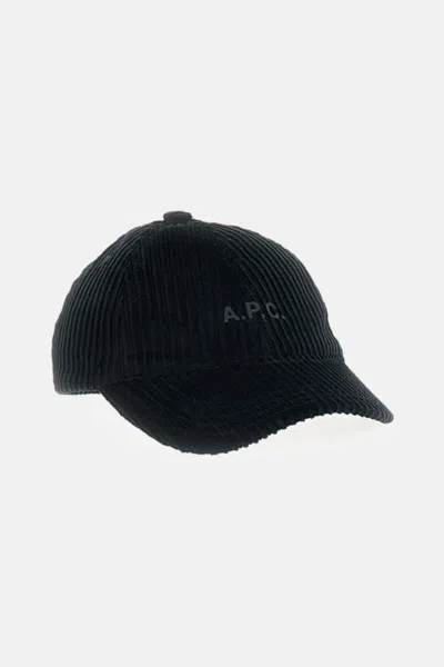 A.p.c. Charlie Cap In Black