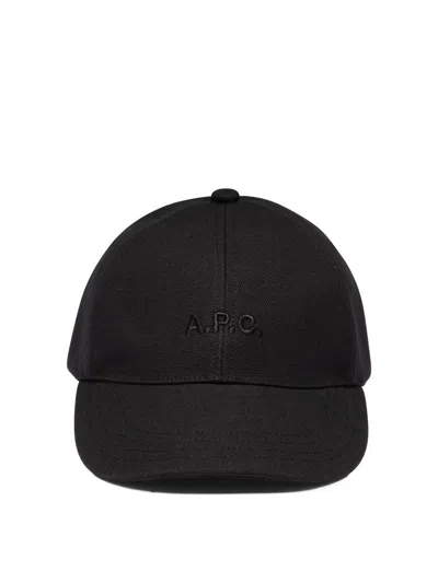 A.p.c. Charlie Baseball Cap In Black
