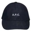 Apc A.p.c. Charlie Embroidered Logo Denim Baseball Cap In Black