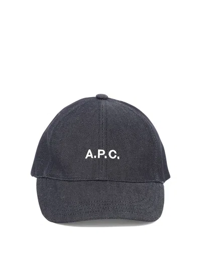 Apc Charlie Hats Blue In Black